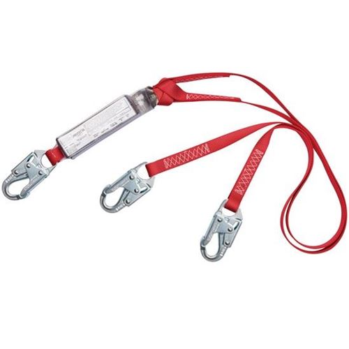 Picture of 3M™ Protecta® PRO™ Pack Tie-Off Double Leg E6 Shock-Absorbing Lanyards