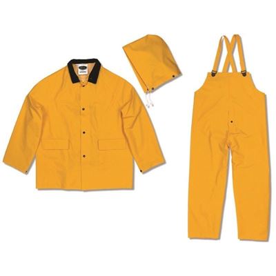 Picture of Viking® 35100 Series Yellow Open Road Light Industrial 3 Piece Rain Suit - Medium