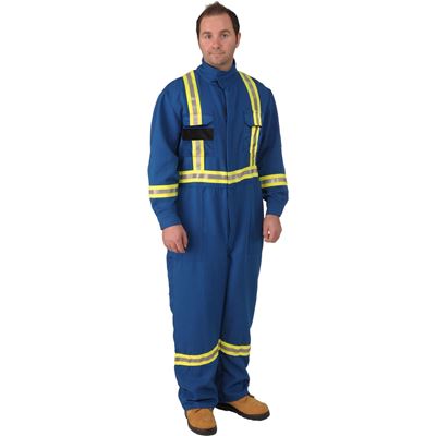 Picture of Viking® 40665 Series Firewall FR® CXP® Nomex® Striped Safety Coveralls - 2XLT