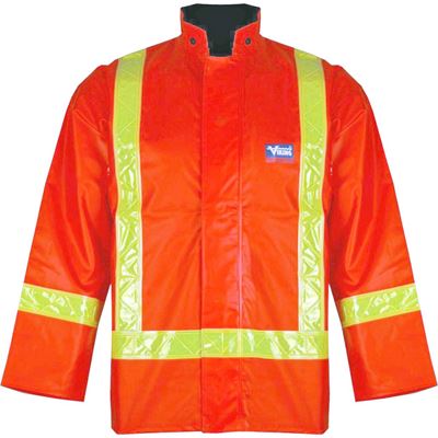 Picture of Viking® 6210 Series Orange Journeyman Hi-Viz PVC Rain Suit Jacket - Medium