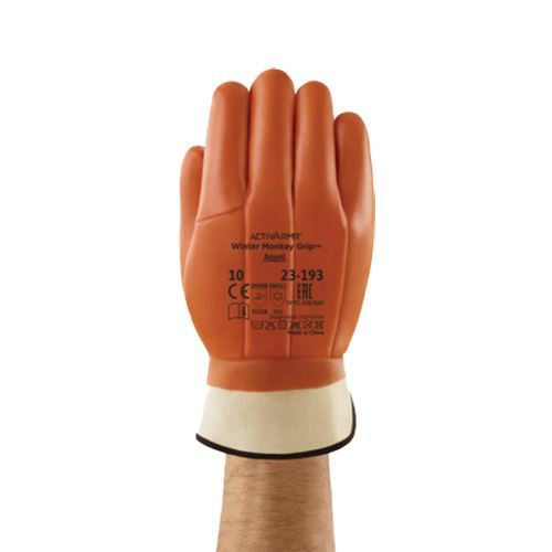 Picture of Ansell 23-193 Winter Monkey Grip® PVC Coated Gloves - Size 10