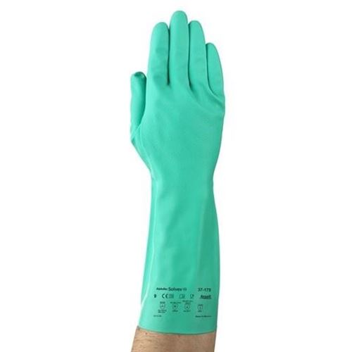 Picture of Ansell 37-175 AlphaTec® Sol-Vex® 13" Chemical Resistant Gloves - Size 10
