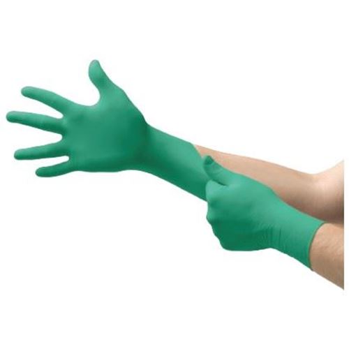 Picture of Ansell Touch N Tuff® 92-500 Powdered Nitrile Disposable Gloves - Large
