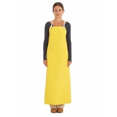 Picture of Ansell Reinforced Heavy Duty Yellow Neoprene Apron