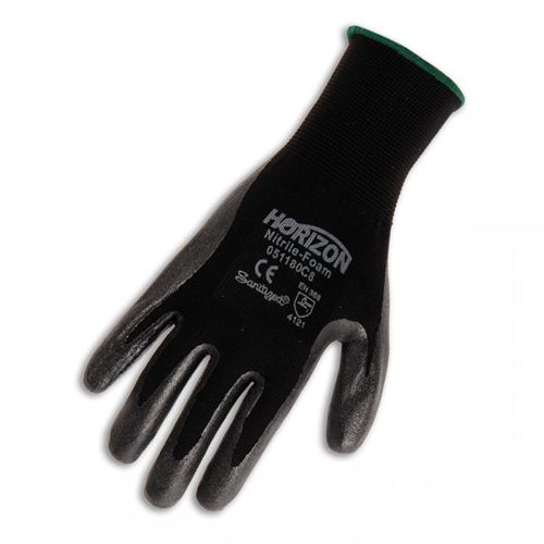 Picture of Horizon™ Nitrile Foam Dipped Polyester Glove - Size 10