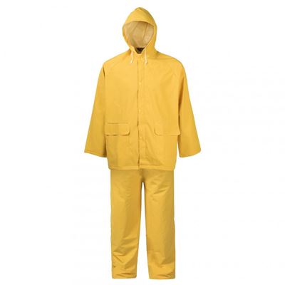 Picture of WORKTUFF™ Yellow PVC 2-Piece Rain Suit - X-Large