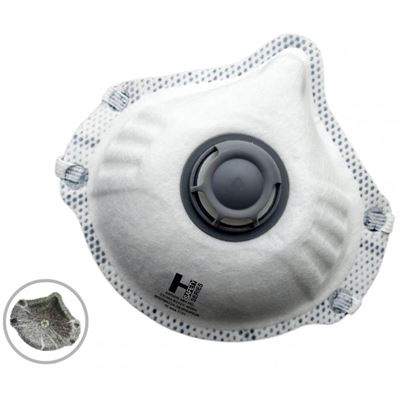 Picture of H SERIES™ N95 Disposable Face Mask with Valve & Organic Vapour Relief