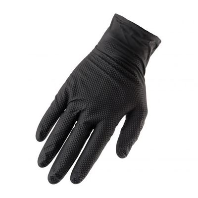 Picture of WORKTUFF™ Black 8 mil Nitrile Disposable Work Gloves - Medium