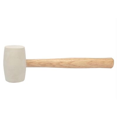 Picture of Unex 24 oz. White Rubber Mallet with Hardwood Handle
