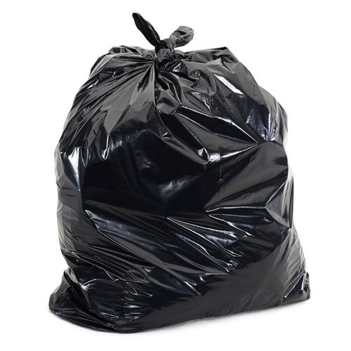 Picture of Black Biodegradable Strong Garbage Bags - 26" x 36"