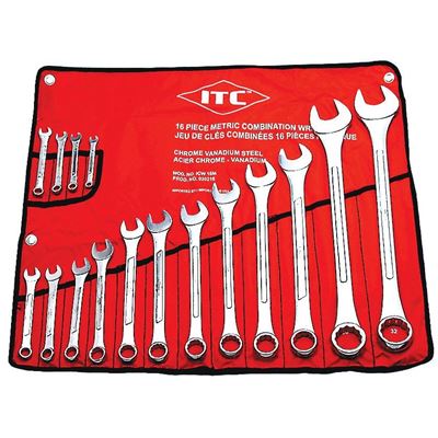 Picture of ITC® 16 Piece Combination Wrench Set - Metric