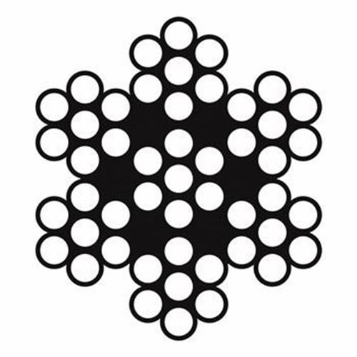 Picture of Macline 7x7 Galvanized Aircraft Cable - 250' Reels