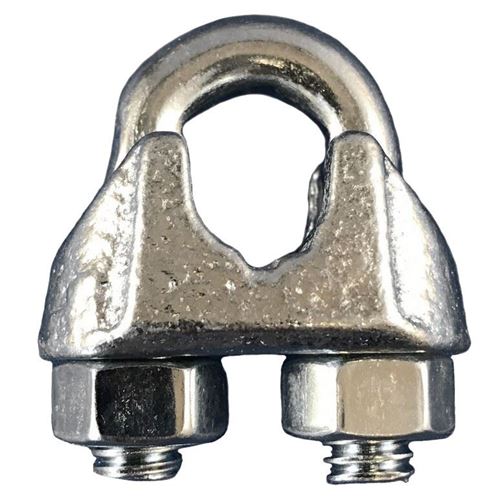 Picture of Macline Malleable Galvanized Wire Rope Clips - 1/4"