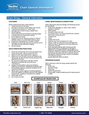 Picture for MacMor - Chain - General Information