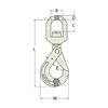 Picture of Macline 9/32" - 5/16" Grade 100 Swivel Self-Locking Hooks