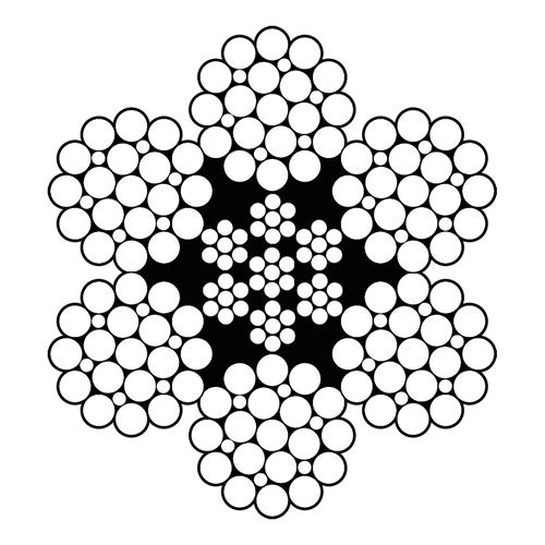 Picture of Macline 6x19/6x26 IWRC EIPS Galvanized Wire Rope - 5/8"