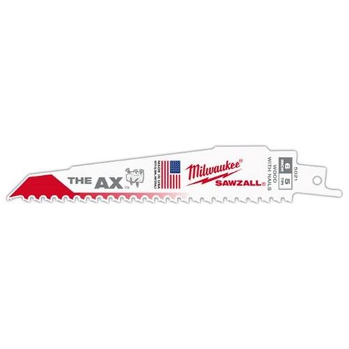 Picture of Milwaukee® 12" The Ax™ SAWZALL® Tough Straight Cut Blades - 5 TPI