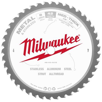Picture of Milwaukee® 8" Circular Saw Metal Cutting Blade - 42 TPI