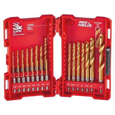 Picture of Milwaukee® 23 Piece Titanium Coated SHOCKWAVE™ Hex Drill Bit Sets
