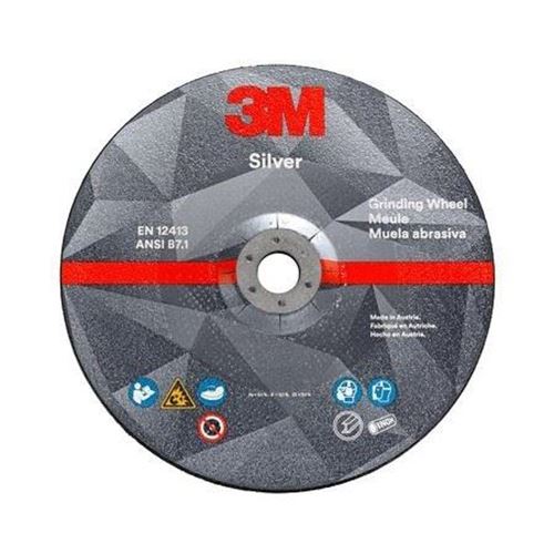 Picture of 3M™ Silver T27 Grinding Wheel - 5" x 1/4" x 7/8"