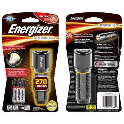 Picture of Energizer® EPMHH32E Vision HD Compact LED Metal Flashlight