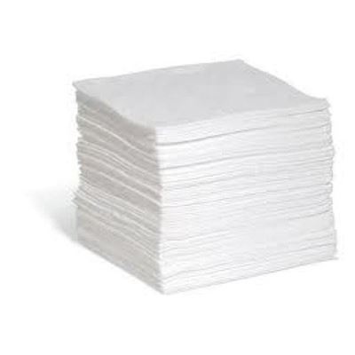 Picture of Pacific Spill Oil Only Sorbent Pads - Heavy Weight 1-Ply Meltblown