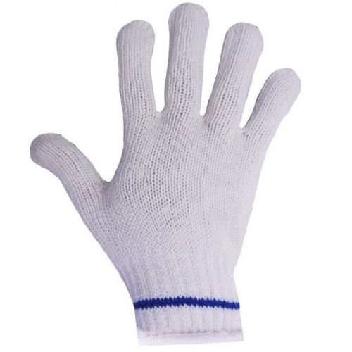 Picture of Ronco 65-014 White Polyester String Knit Gloves - Large