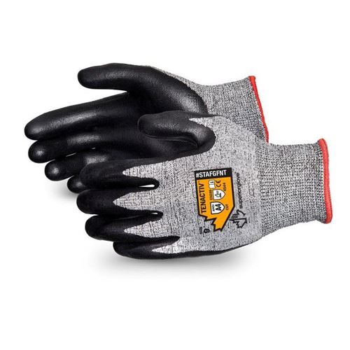 Picture of Superior Glove TenActiv™ Cut-Resistant Composite Knit Glove with Black Foam Nitrile Palm - Size 8