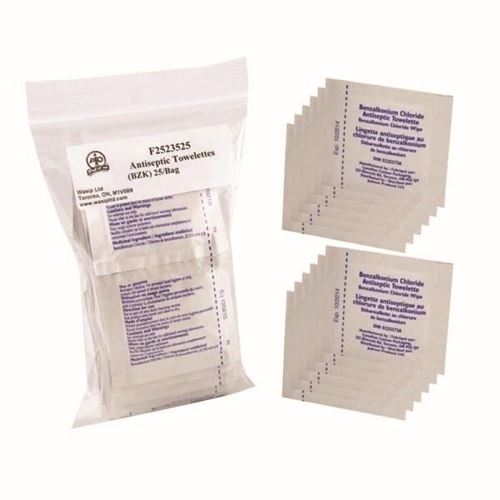 Picture of Wasip Antiseptic Wipes - 10 Wipes per Box