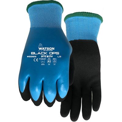Picture of Watson 9393 Stealth Black Ops Coated Winter Gloves - Medium