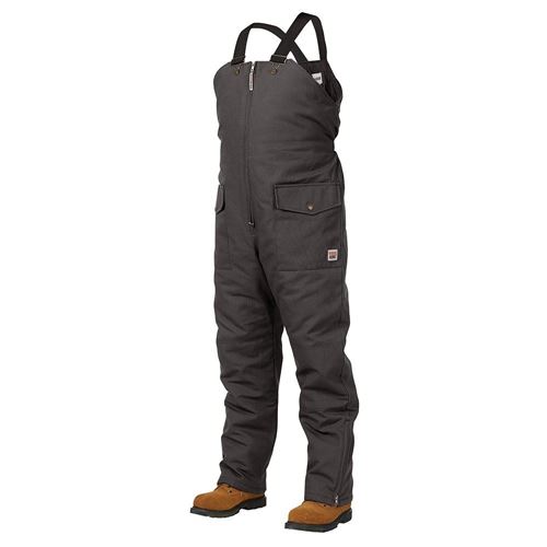 Picture of Work King® 7930 Black Insulated Bib Overalls