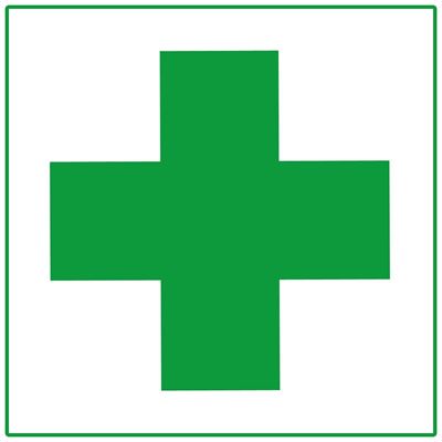 Picture of First Aid Cross Decal - 2" x 2"